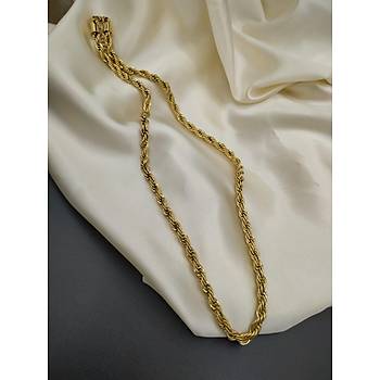elik Burgu Gold Kolye - En Kaln Model