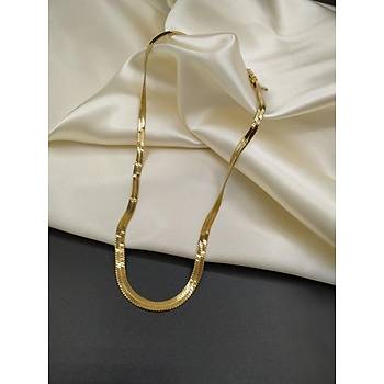 elik talyan Yass Kolye - Kaln Model - 45 cm