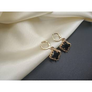 Siyah Zirkon Tal Gold Kpe