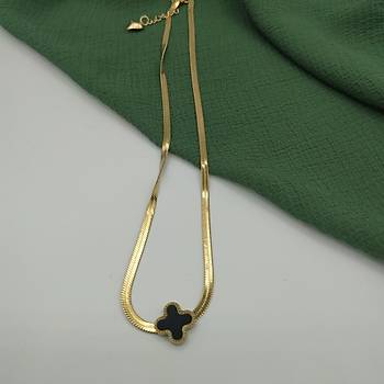 Van Cleef talyan Yass elik Gold Kolye