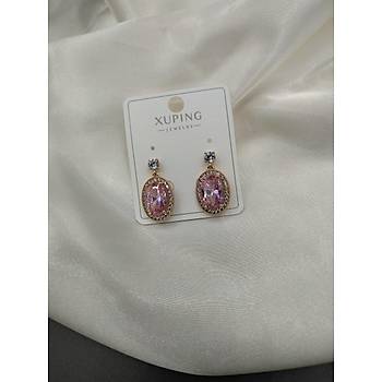 Zirkon Tal Pembe Kristal Xuping Kpe