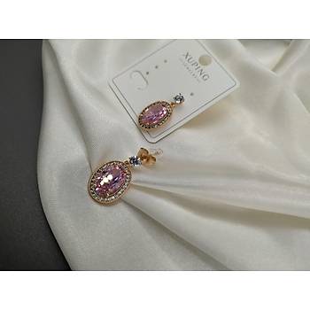 Zirkon Tal Pembe Kristal Xuping Kpe
