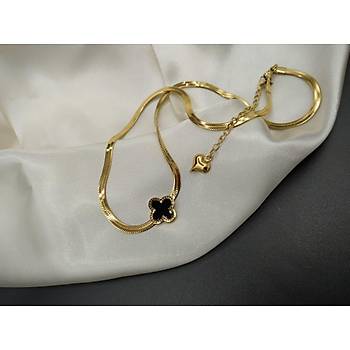 Van Cleef talyan Yass elik Gold Kolye
