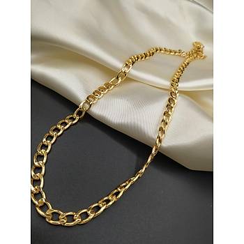 Klasik Oval Zincir Kolye - 60 cm