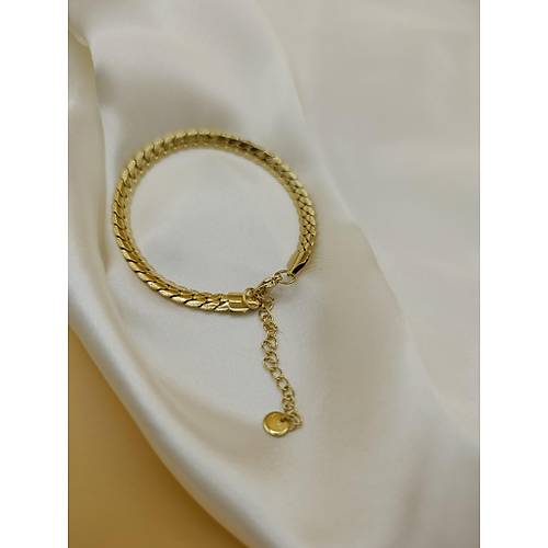 Ezme Yass� �elik Zincir Bileklik