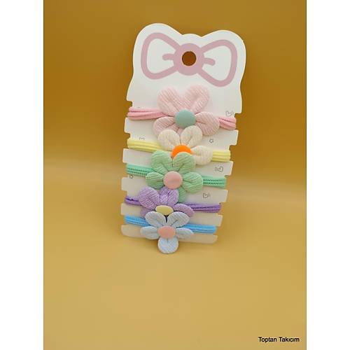 5 Renk Papatya Model Lastik Toka Seti