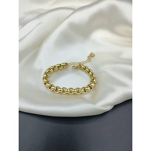 Kuyumcu Model �� ��e Ge�me �elik Zincir Bileklik