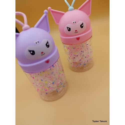 Kuromi Kutulu �effaf Benekli Perma Lastik Toka (1 Kutu)