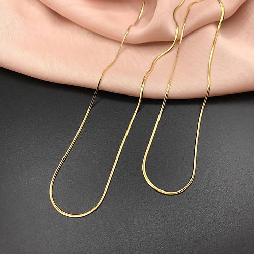 talyan elik Kolye - nce Model -   45cm