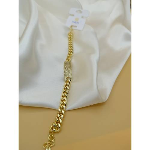 G�mme Zirkon Ta�l� K�nye Vip Bileklik