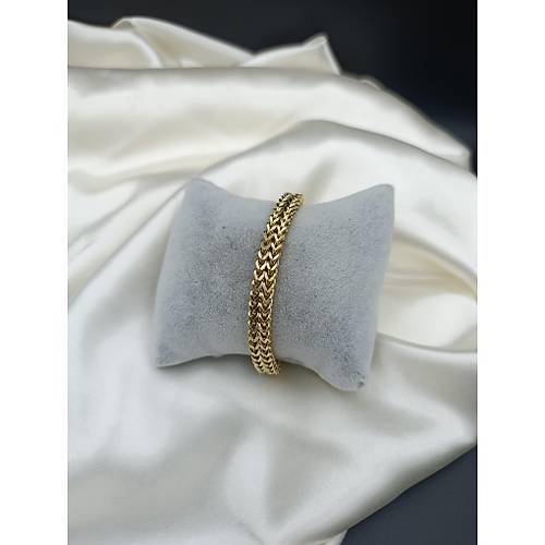 �elik �rme Zincir Bileklik - Kal�n Model