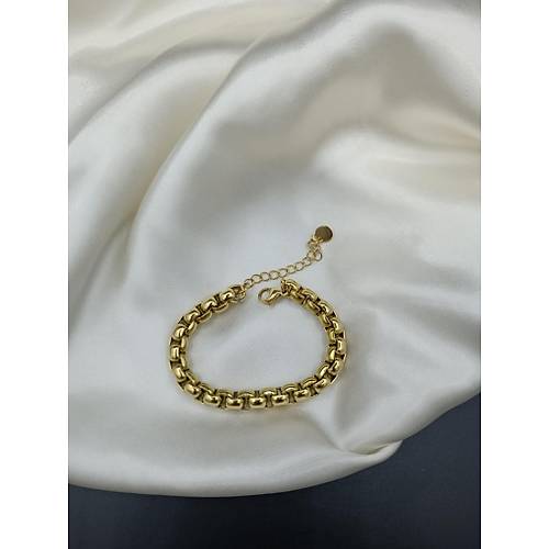 Kuyumcu Model �� ��e Ge�me �elik Zincir Bileklik