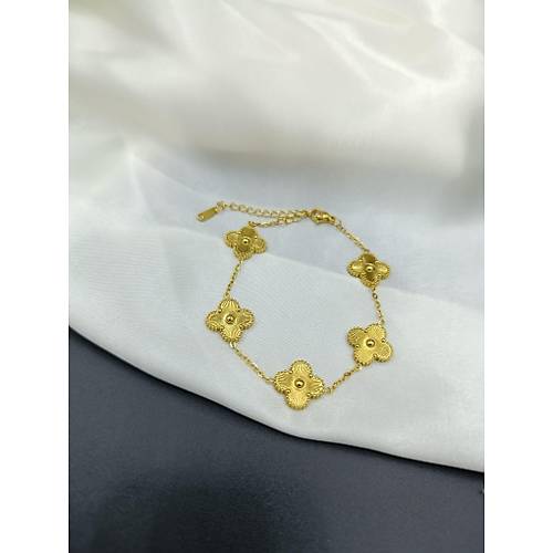 Van Cleef Gold Model elik Bileklik