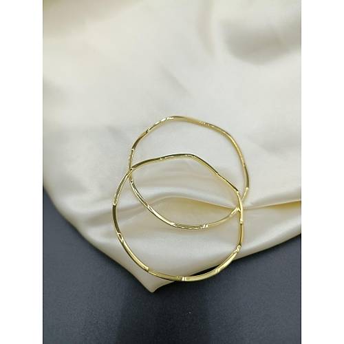 2'li �elik Zikzak Ajda Bilezik - 6.0 cm
