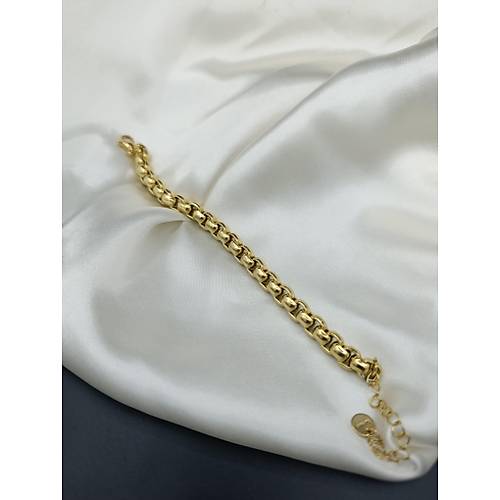 Kuyumcu Model �� ��e Ge�me �elik Zincir Bileklik