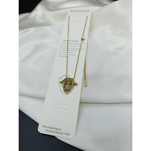 Zirkon Tal Serenay valye Model elik Kolye