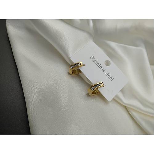 Zirkon Tal elik Oval Halka Kpe