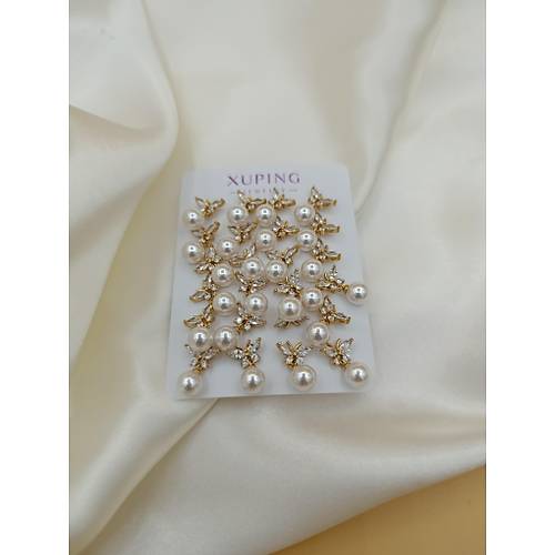 Zirkon Ta�l� �ncili Kelebek Model Xuping K�pe