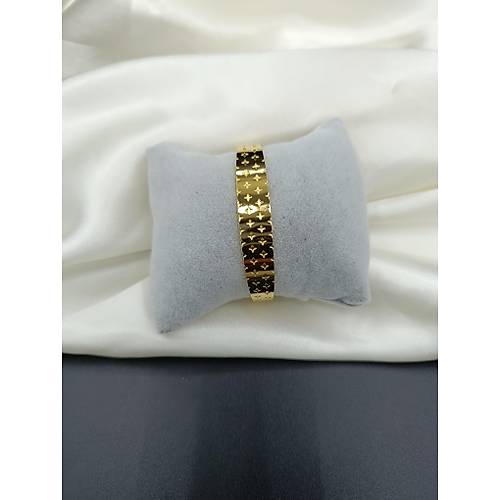 Yonca Desenli �elik Kelep�e Bileklik-2