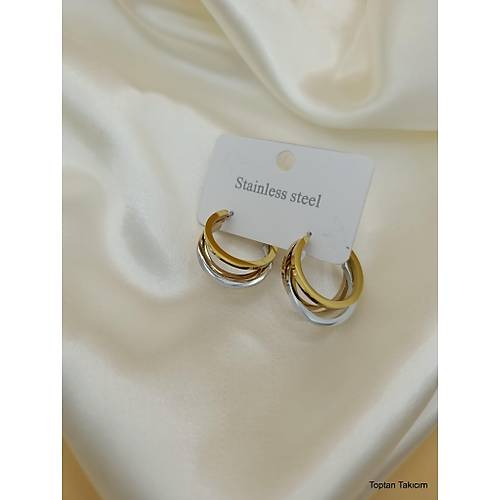 ��l� �elik Halka K�pe - 3 Renk