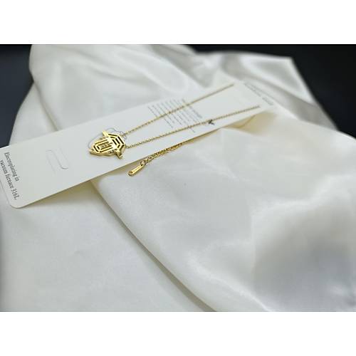 Zirkon Tal Serenay valye Model elik Kolye