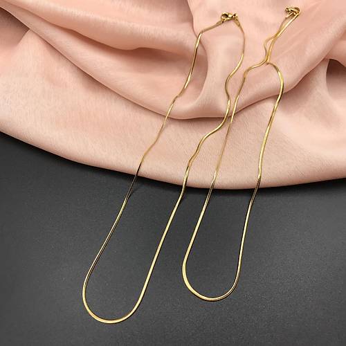 talyan elik Kolye - nce Model -   45cm