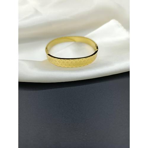 Yonca Desenli �elik Kelep�e Bileklik-2