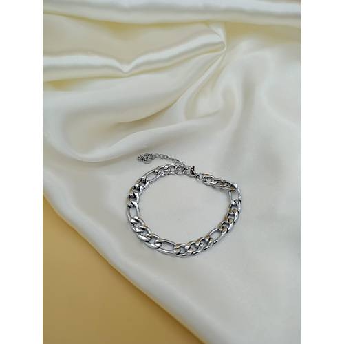 Figaro Model �elik Bileklik