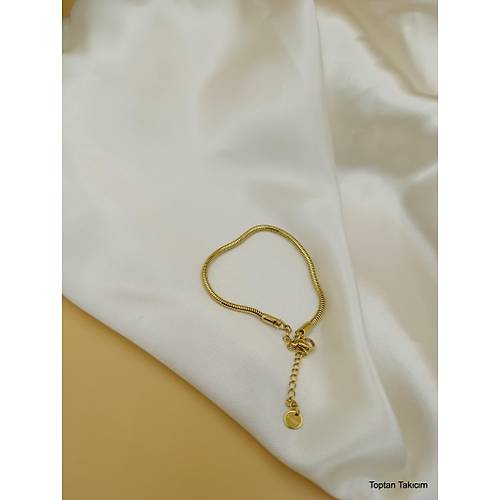 Y�lan S�rt� Boru Model �elik Zincir Bileklik