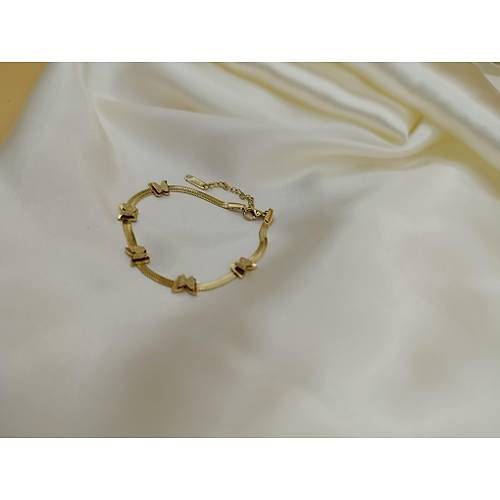 Kelebekli �elik �talyan Yass� Bileklik