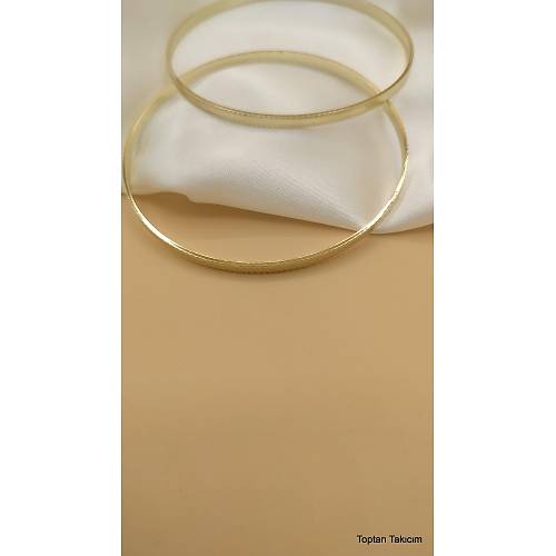Xuping 2'li Desenli elik Ajda Bileklik - 6.0cm