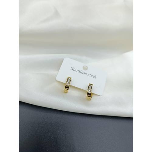 Zirkon Tal elik Oval Halka Kpe