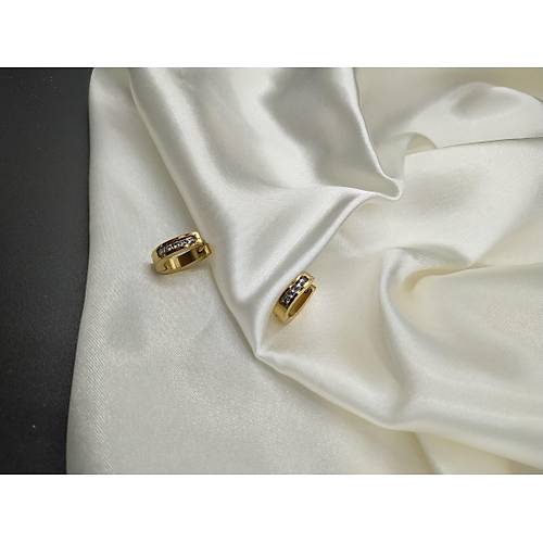 Zirkon Tal elik Oval Halka Kpe