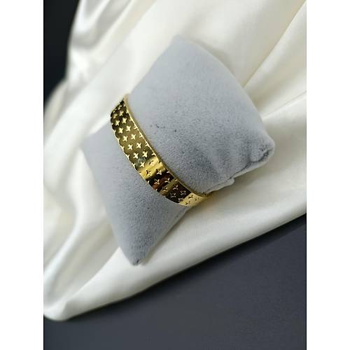 Yonca Desenli �elik Kelep�e Bileklik-2