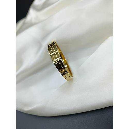 Yonca Desenli �elik Kelep�e Bileklik-2