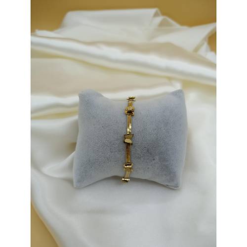 Kelebekli �elik �talyan Yass� Bileklik