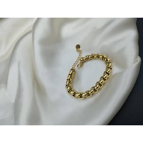 Kuyumcu Model �� ��e Ge�me �elik Zincir Bileklik