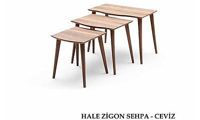 Hale Zigon Sehpa-Ceviz