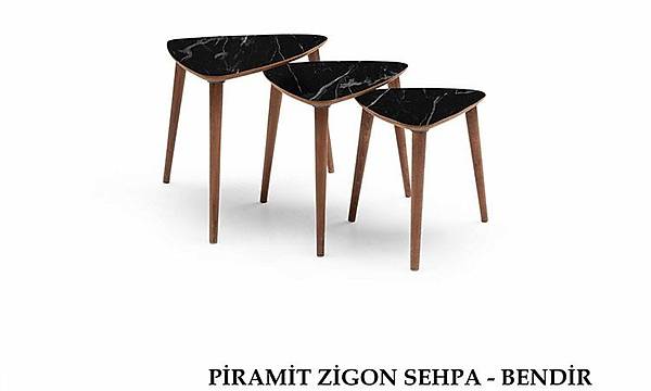 Piramit Zigon Sehpa-Bendir