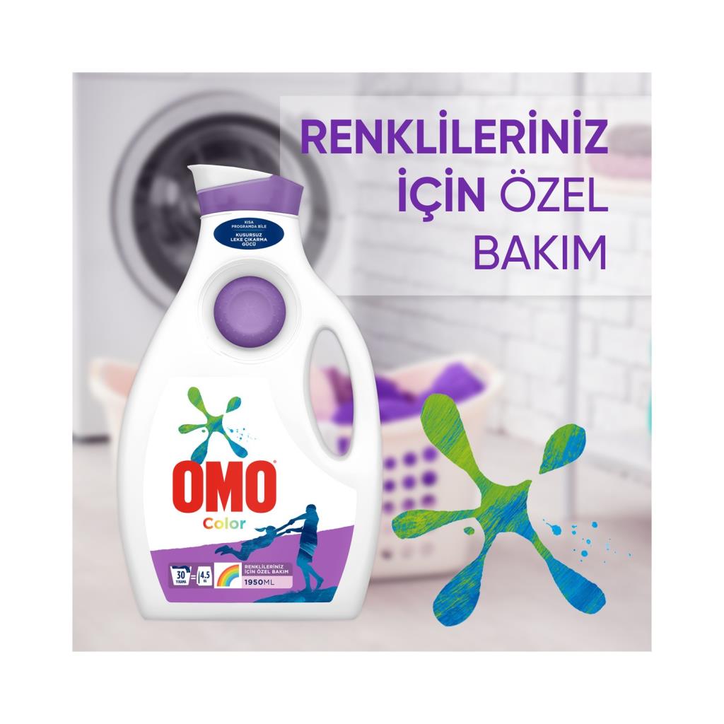 Omo Color Renkliler için Sıvı Çamaşır Deterjanı 1950 ML « Es Toptan En