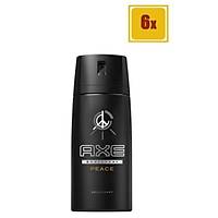 Axe Deodorant Sprey Peace 150 ml 6'lý Set