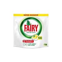 Fairy Hepsi Bir Arada Bulak Makinesi Deterjan Limon Kokulu 100 Ykama