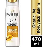 Pantene Onarc ve Koruyucu Bakm 470 ml 3' 1 Arada ampuan ve Sa Bakm Kremi