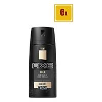 Axe Deodorant Sprey Gold 150 ml 6'l Set