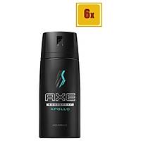 Axe Deodorant Sprey Apollo 150 ml 6'l Set