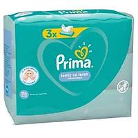 Prima Temiz ve Ferah Bebek Kokulu Islak Mendil 3'l Paket