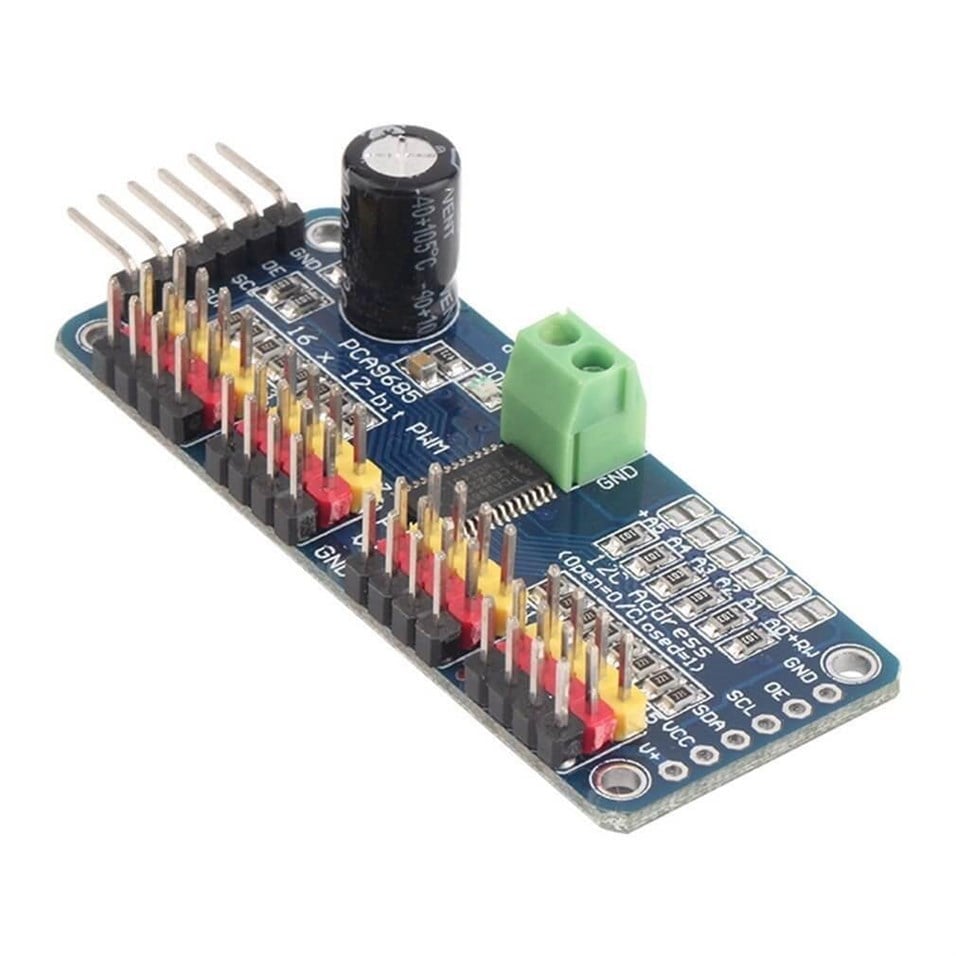 PCA9685 16 Kanal I2C PWM/Servo Sürücü Kartı (Klon)