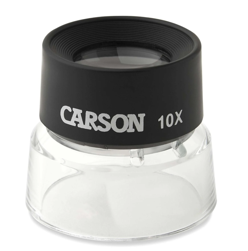 Carson LL-10 LumiLoupe 10x Odaklı Çift Lensli Stand Büyüteç