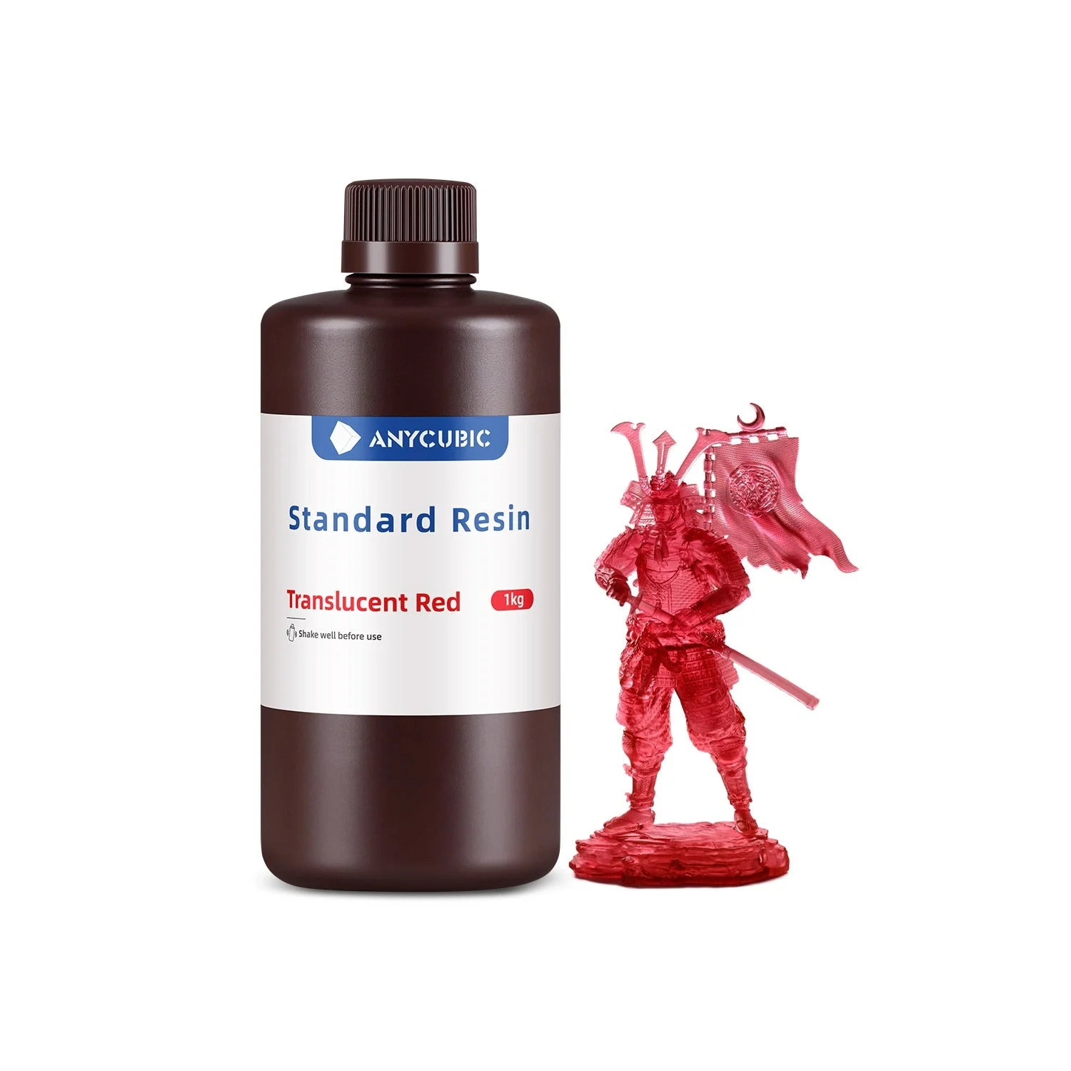 Anycubic Standard Resin - Translucent Red