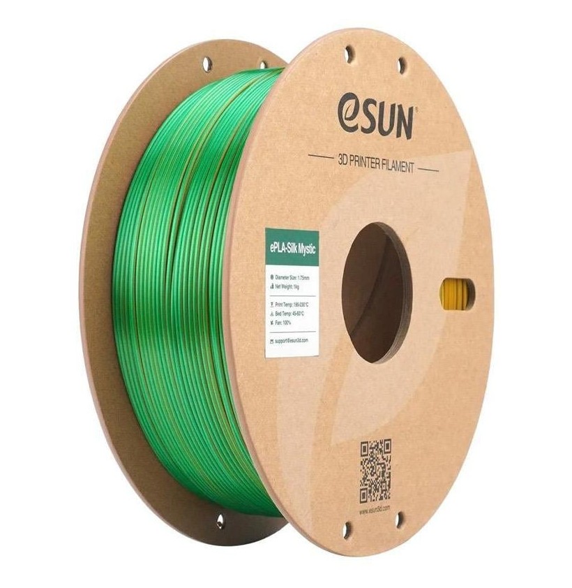 eSUN PLA-Silk Mystic Filament Gold- Green- Purple